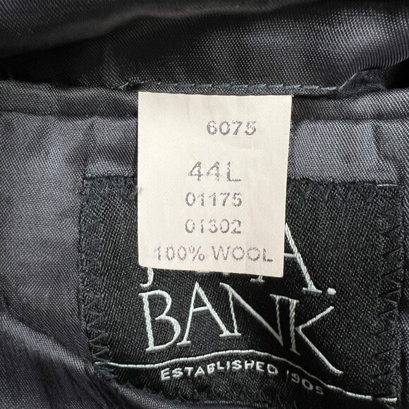 Jos.A. Banks Jacket Men's Long Sleeve Single Breasted Suit Separate Gray 44 - Picture 3 of 12